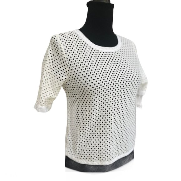 Banana Republic White Lace Cropped Top Size XS - Picture 2 of 8